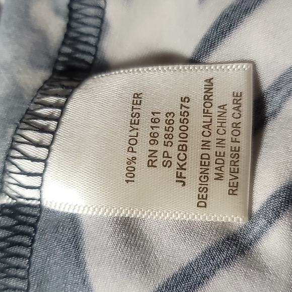 Bebop Sleeveless Patterned Dress Size Large - Picture 6 of 7